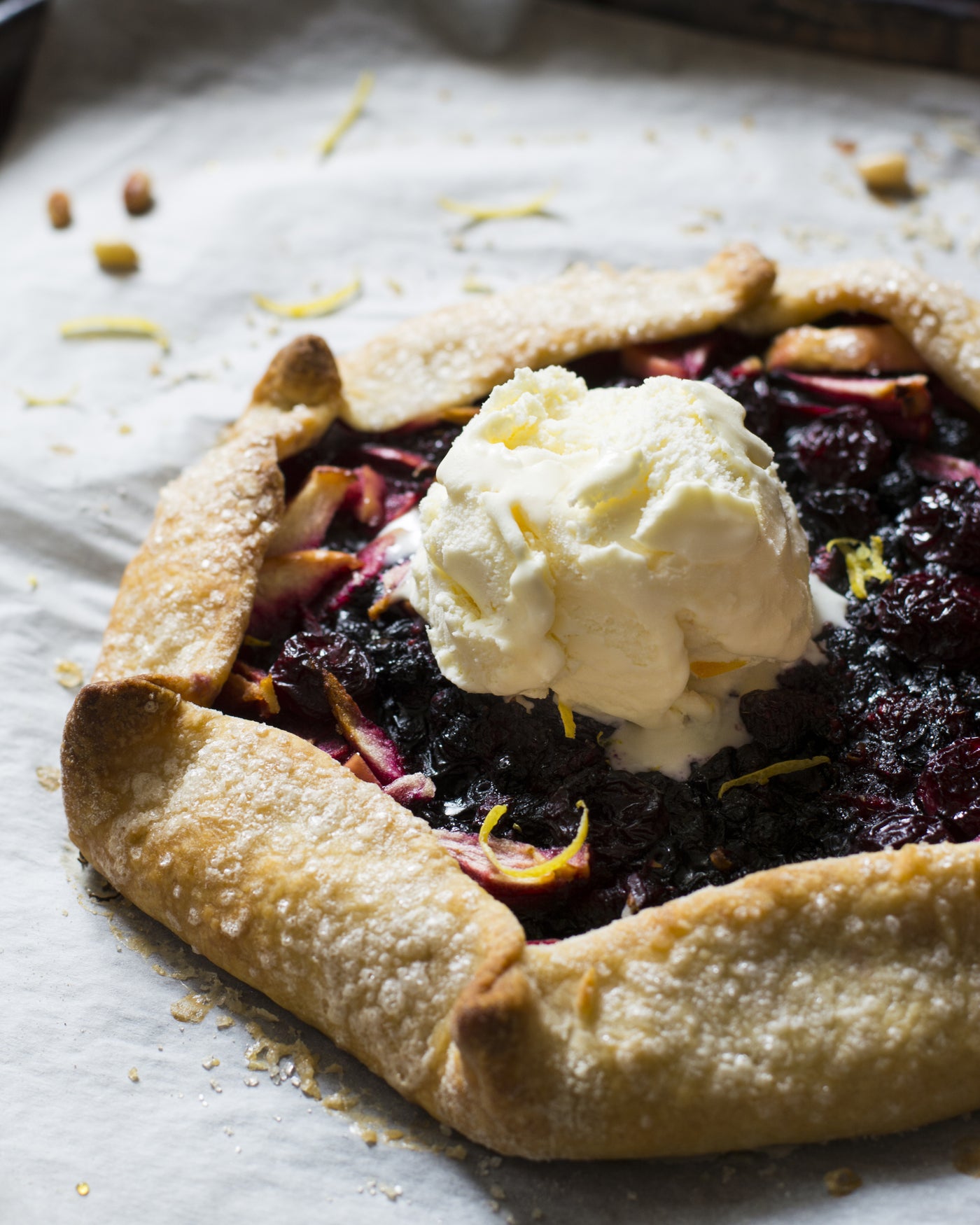 Blueberry and Lemon Galette