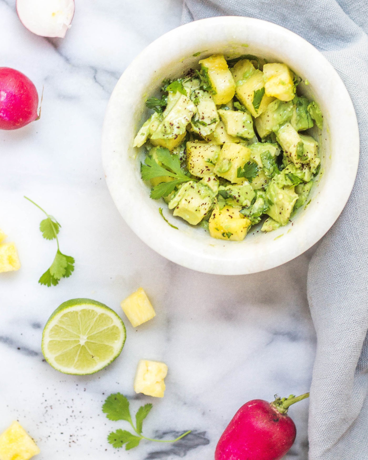 Pineapple Guacamole
