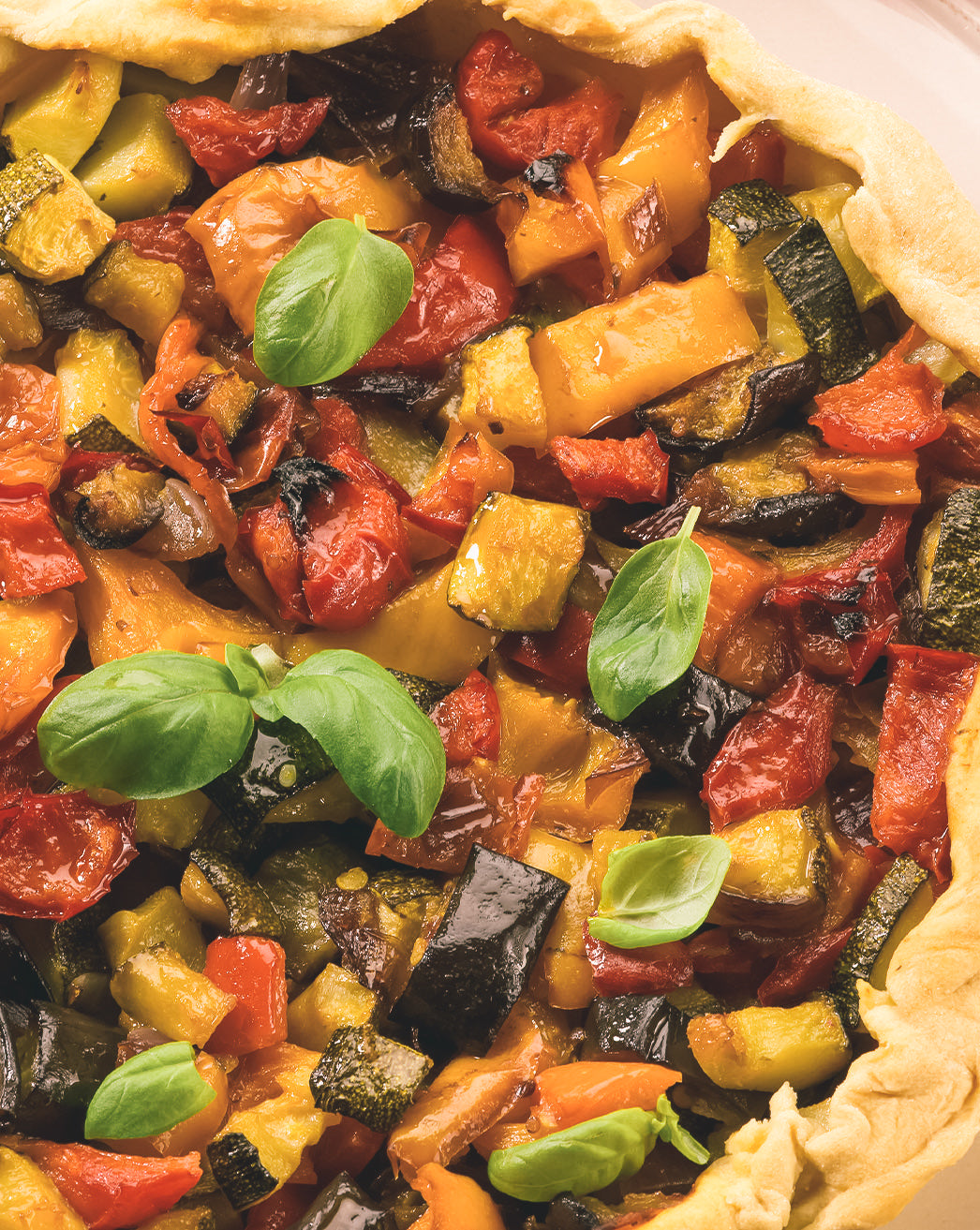 Roast Vegetable Quiche