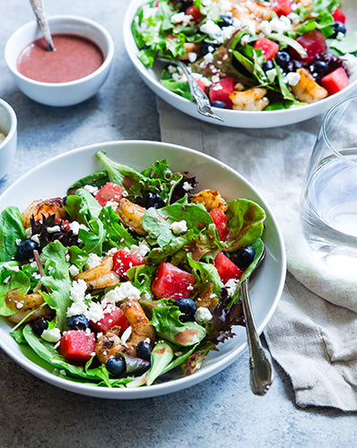 Watermelon, Prawn and Feta Salad