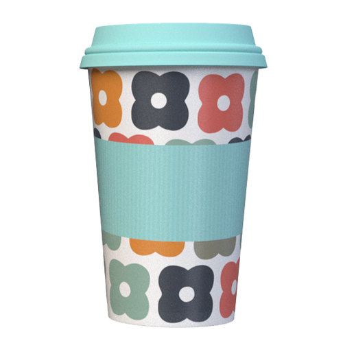 Bamboo Travel Mug enjoy your hot beverage on the go with this stylish reusable coffee mug