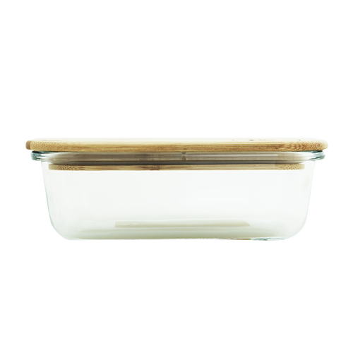 Glass Container with Bamboo Lid 1050ml