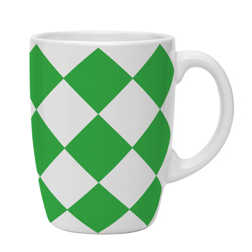 Kates Kitchen gorgeous green diamond mugs are perfect to mix and match to create your own collection. 
