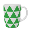 Kates Kitchen gorgeous green triangle mugs are perfect to mix and match to create your own collection.