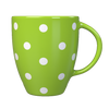 Kates Kitchen gorgeous green spotted mug are perfect to mix and match to create your own collection.