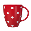 Kates Kitchen gorgeous red spotted mug are perfect to mix and match to create your own collection.