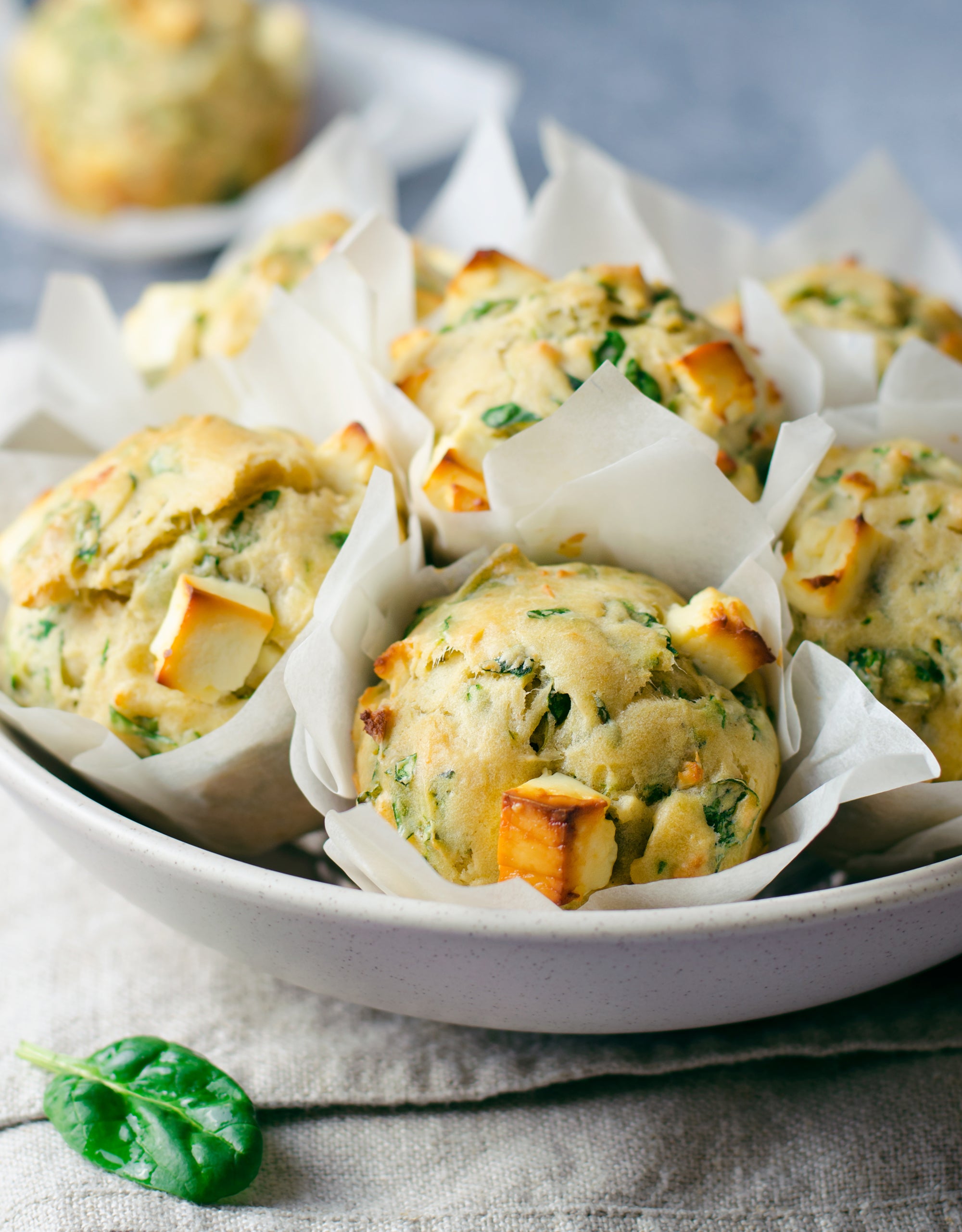 Feta & Spinach Lunch Muffins