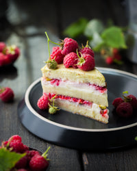 Raspberry and Passionfruit Sponge Cake