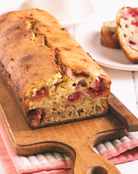 Banana & Raspberry Bread