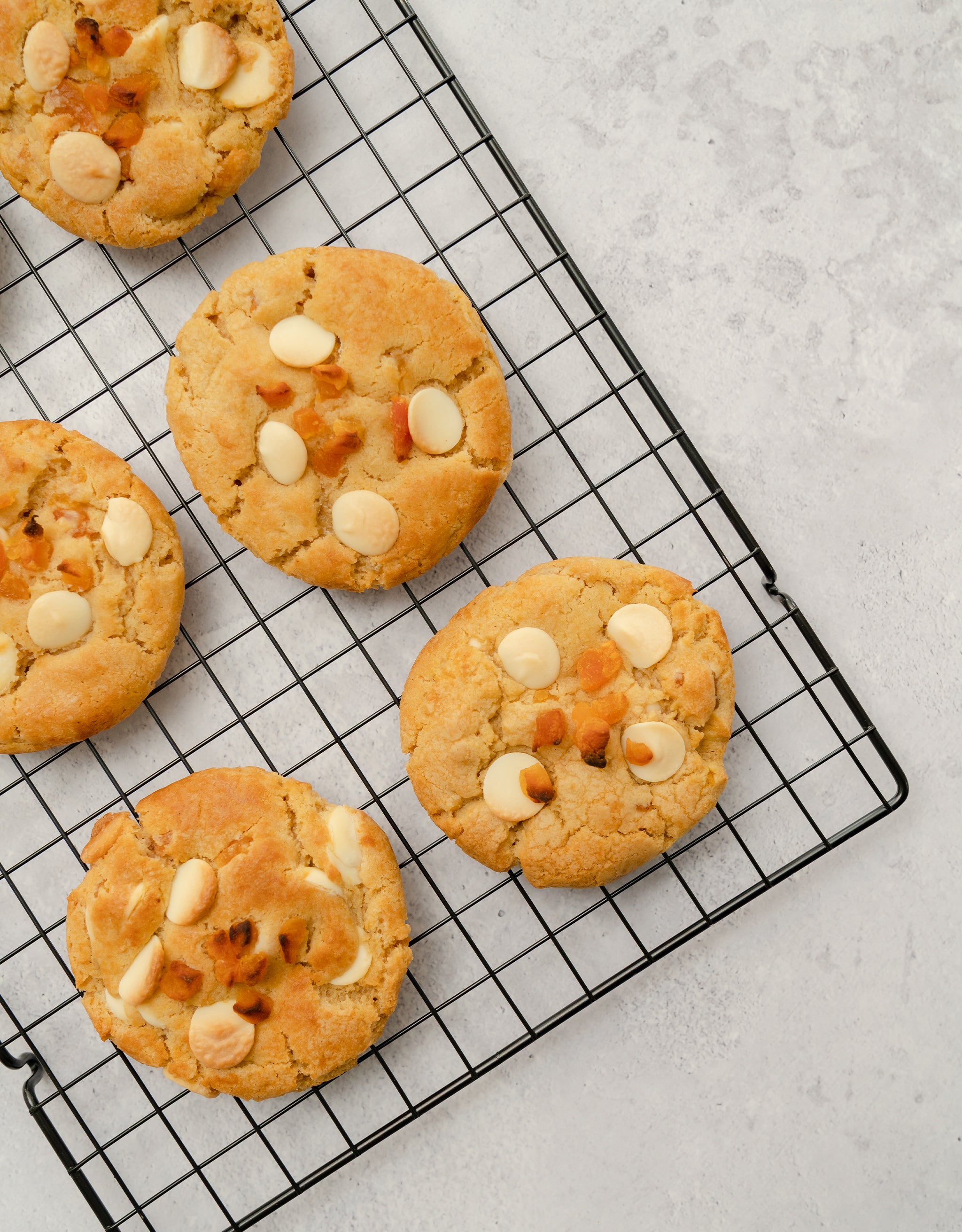 White Chocolate Apricot Cookies