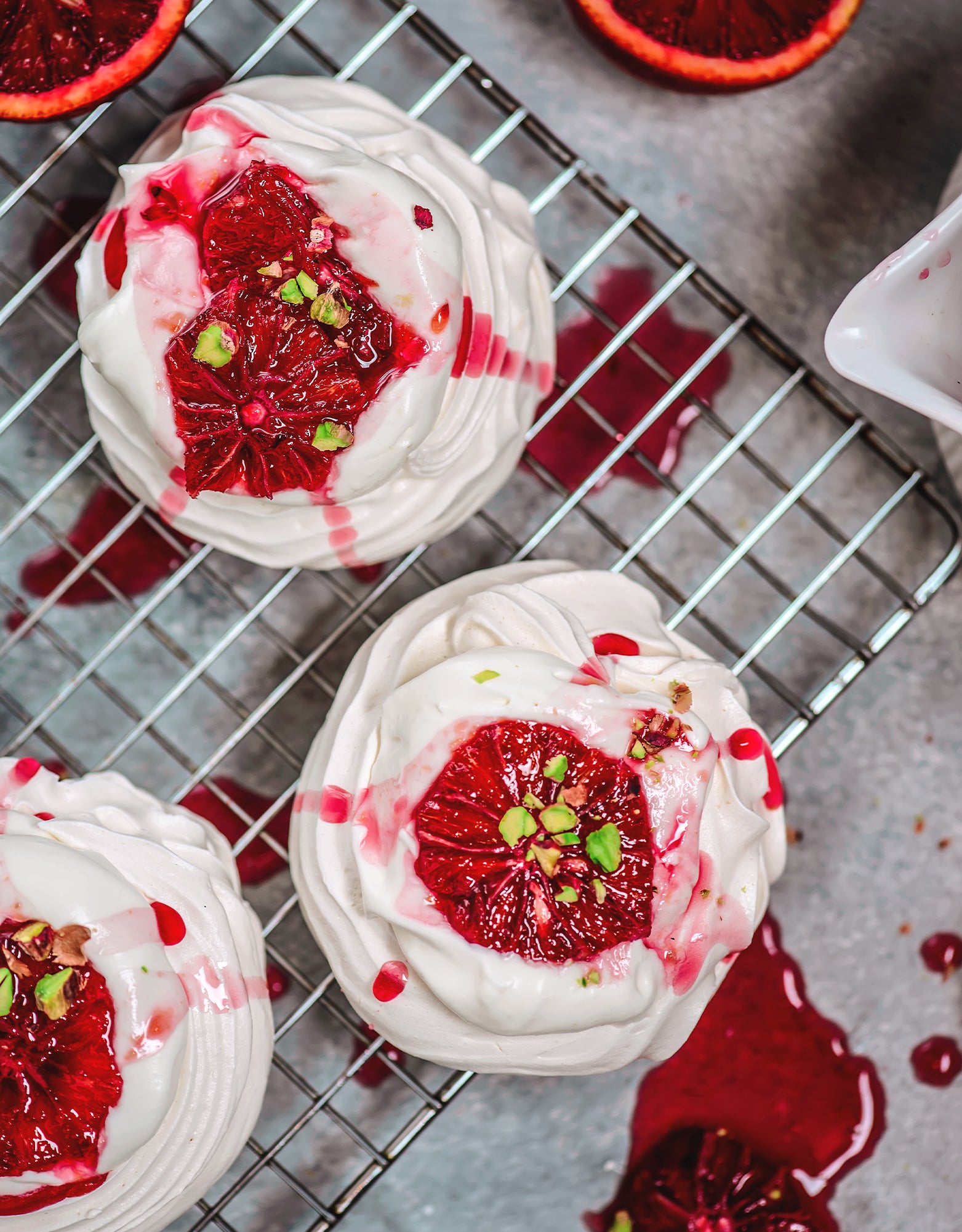 Blood-Orange Pavlova Topping