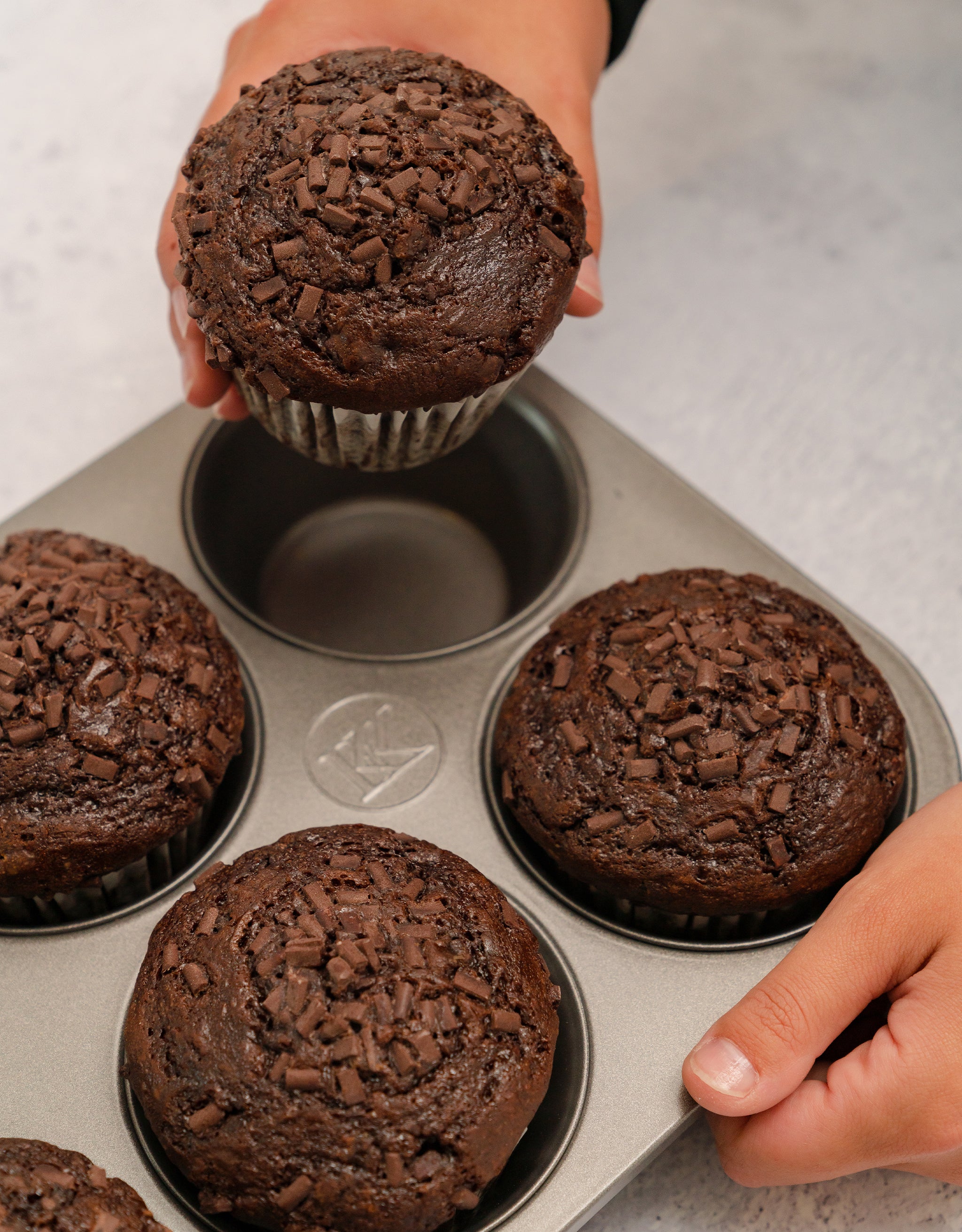 Chocolate Yogurt Muffins