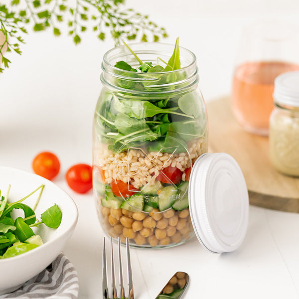 Embossed Preserving Jar 1 Litre