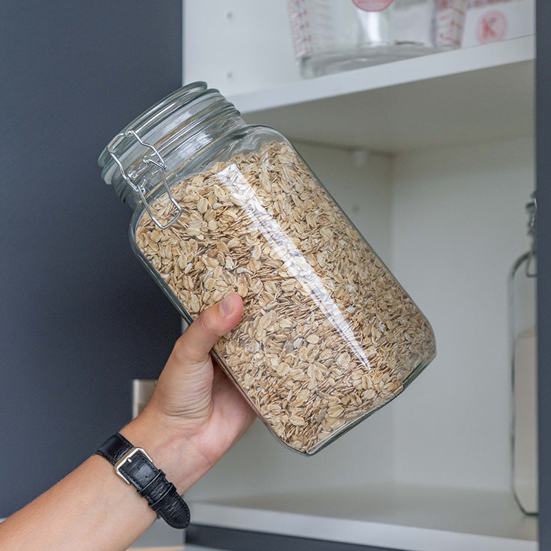 Square Clip Top Jar 1.75L