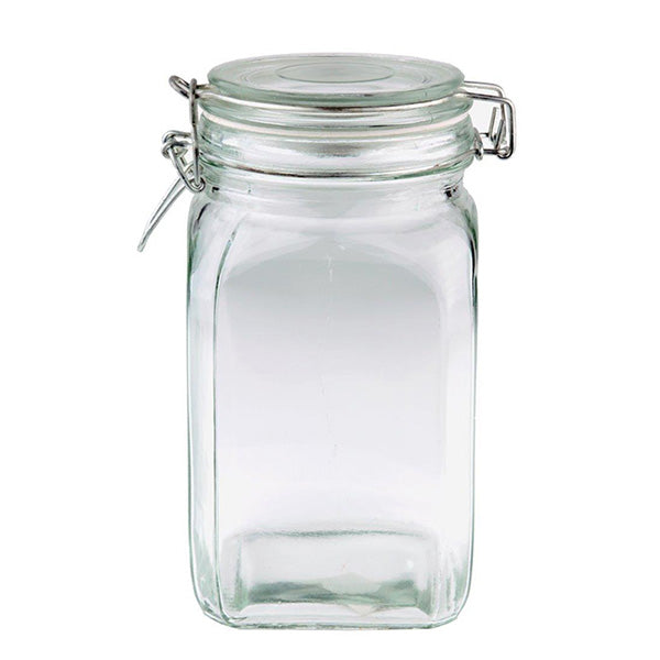 Square Clip Top Jar 1.25L