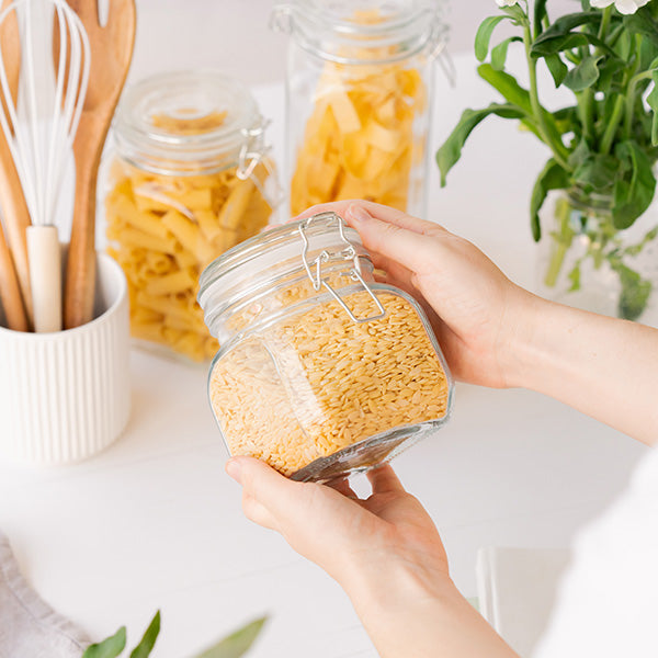 Square Clip Top Jar 700ml