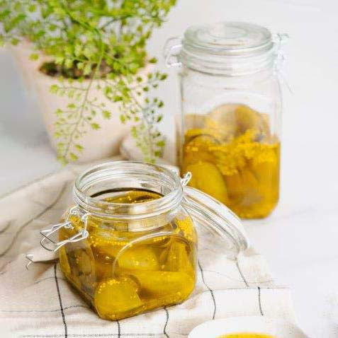 Square Clip Top Jar 700ml