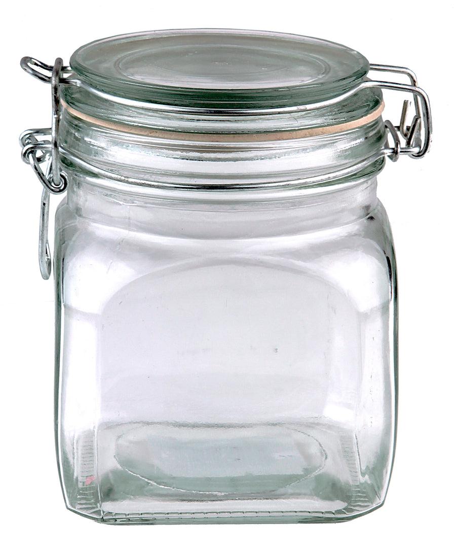 Square Clip Top Jar 700ml