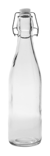 Round Glass Water Bottle