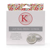 Kates Kitchen replacement seals 85mm are an essential to any home preservers kitchen. Use with our 1L embossed jars