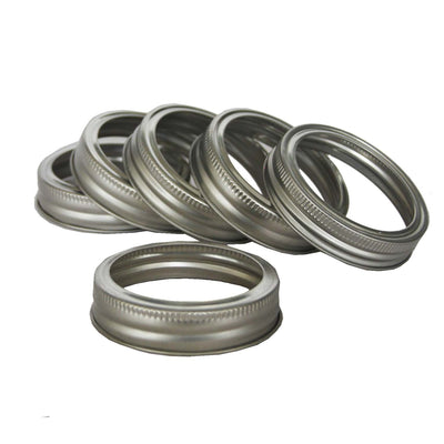 Kates Kitchen replacement screw bands 70mm are an essential to any home preservers kitchen. Use with our 500ml and 250ml embossed jars