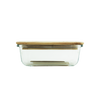 cute kates kitchen container with bamboo lid perfect for meal prep, lunch and leftovers!
