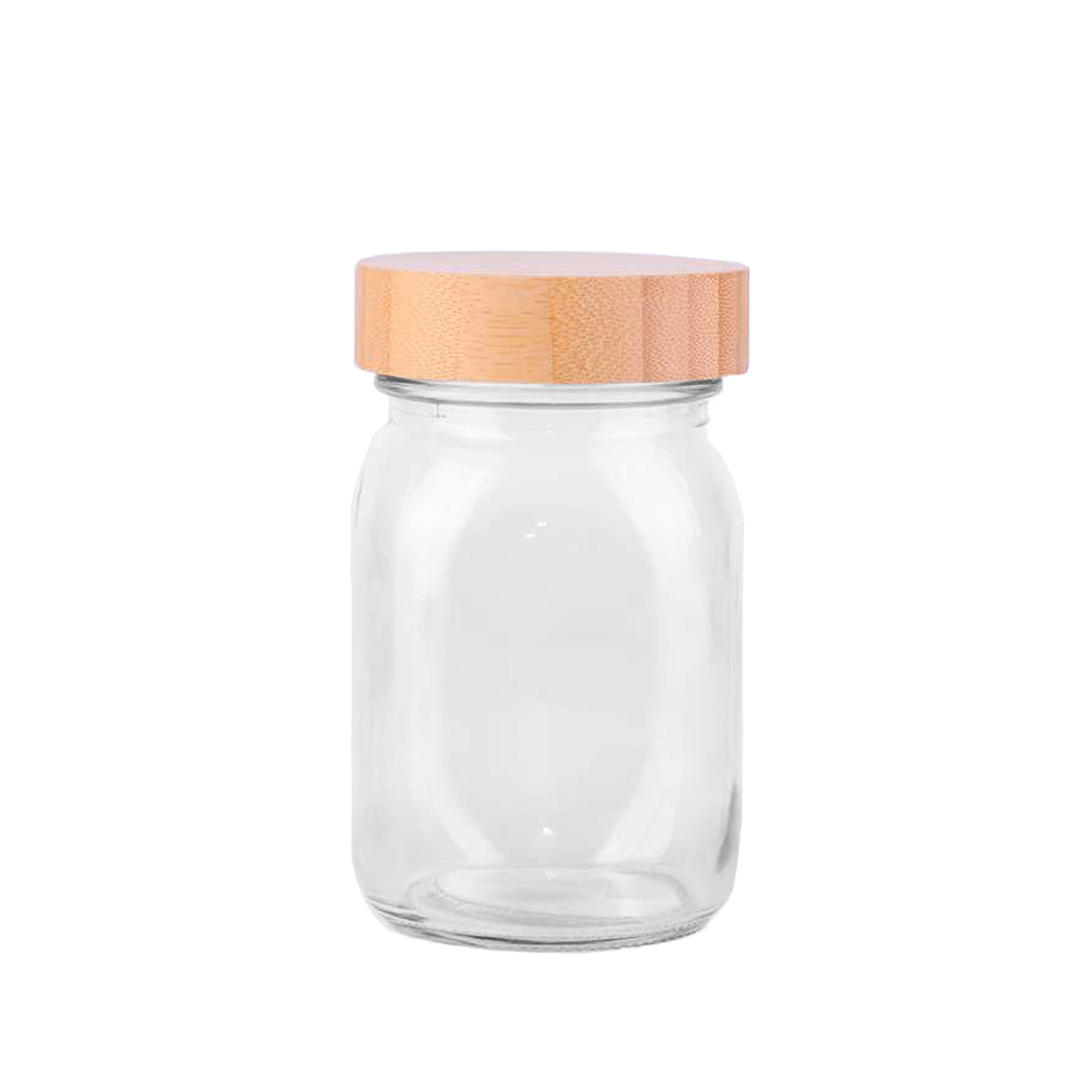 Glass Jar with Bamboo Lid 500ml