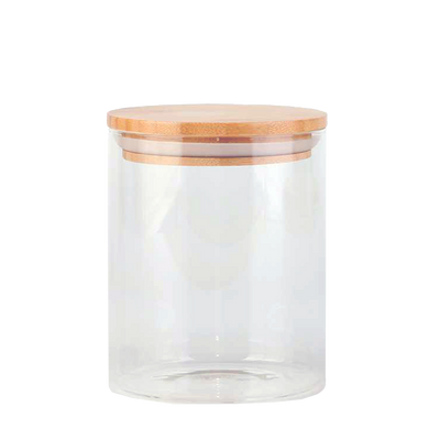 Glass Canister with Bamboo Lid 750ml