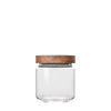 Glass Jar with Acacia Lid 400ml