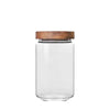 Glass Jar with Acacia Lid 700ml