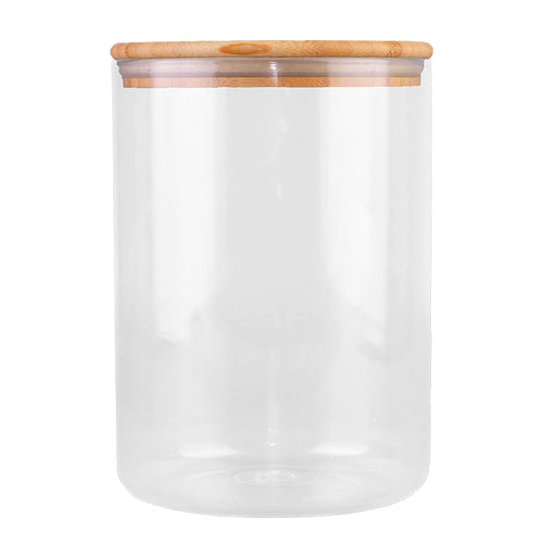 Glass Canister with Bamboo Lid 3.5L