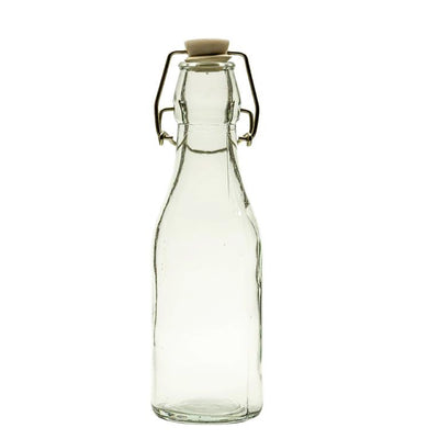 Round Glass Water Bottle