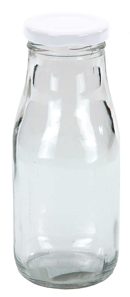 Mini Milk Bottle with Lid