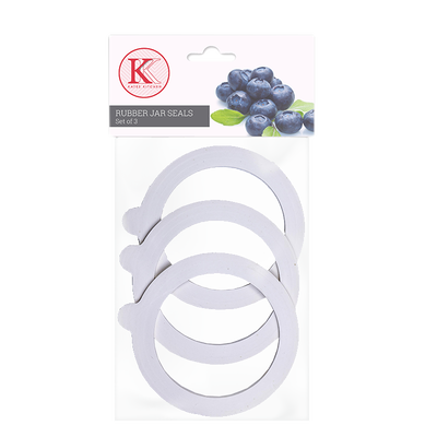 Replacement seals are an essential piece of equipment for any home preserver this set of 3 fits select KK jars