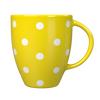 Kates Kitchen gorgeous yellow spotted mug are perfect to mix and match to create your own collection.
