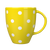 Kates Kitchen gorgeous yellow spotted mug are perfect to mix and match to create your own collection. 