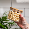 Glass Canister with Bamboo Lid 500ml
