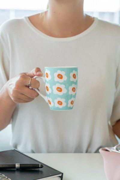 Retro Floral Mug